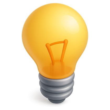 3D light bulb