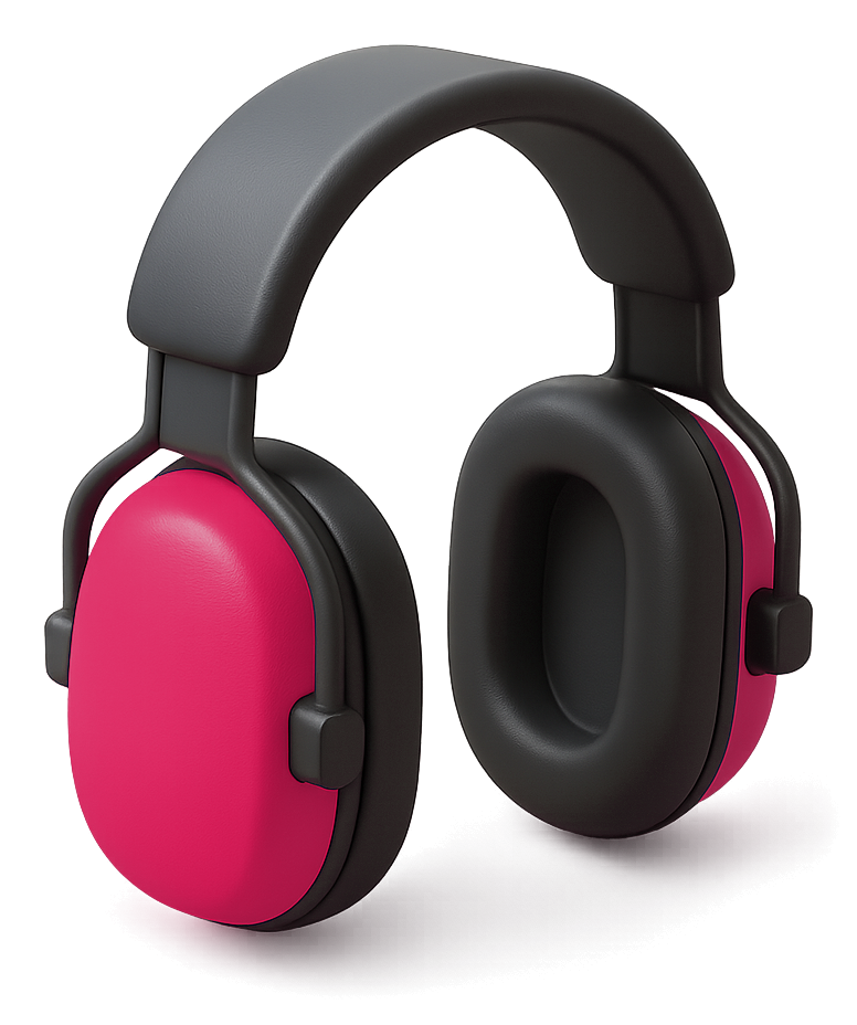 Aura Max headphones in Cherry