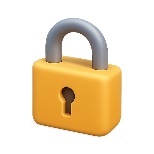 Golden combination padlock