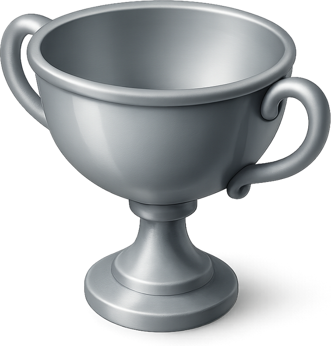 A silver trophy for every kind of win