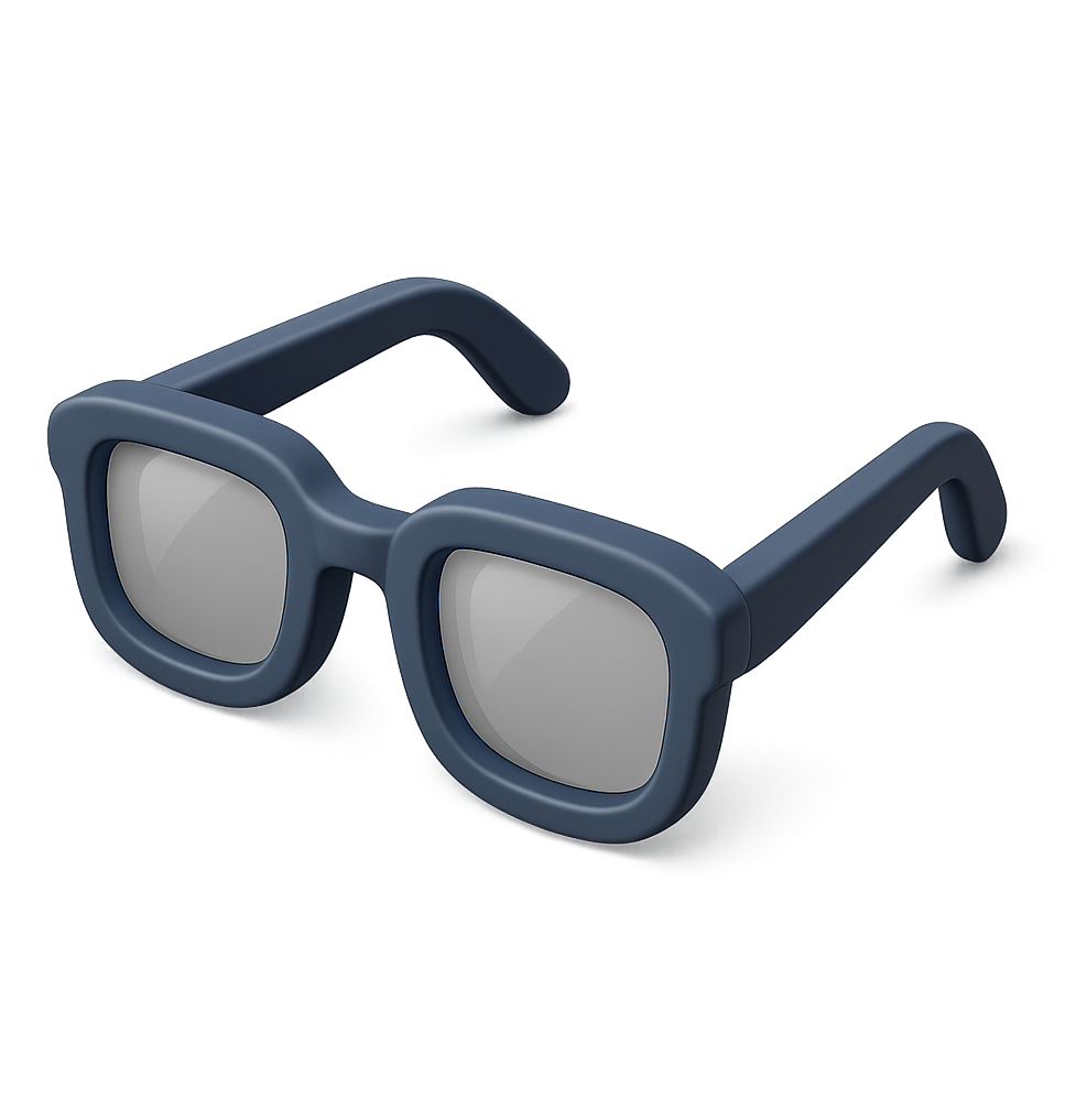TINT Square sunglasses with tinted polarised lenses