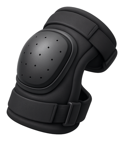 Black knee pad