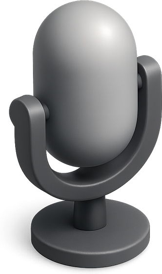 Silver 3D microphone