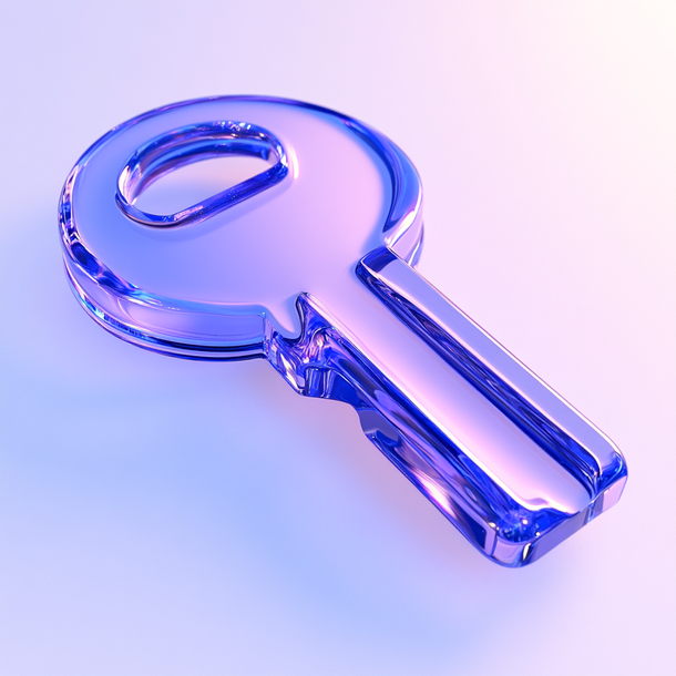 Glass key