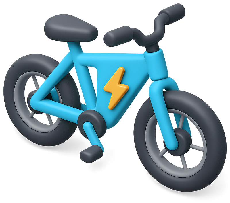 Spoke One in Streak Cyan