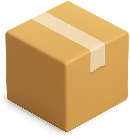 Cardboard delivery box