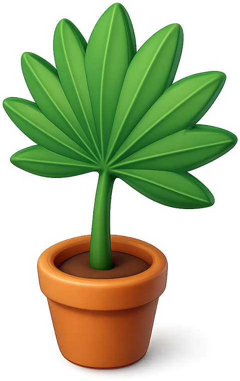 Plant in its inner pot