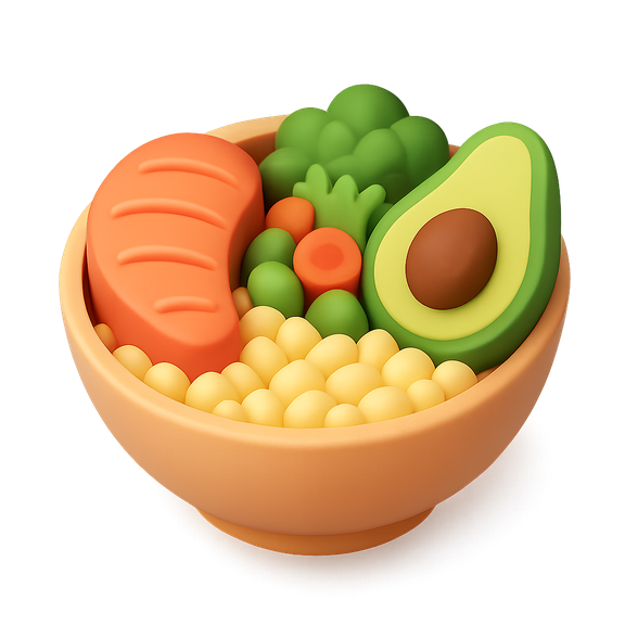 Salmon poke bowl