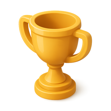 Gold trophy
